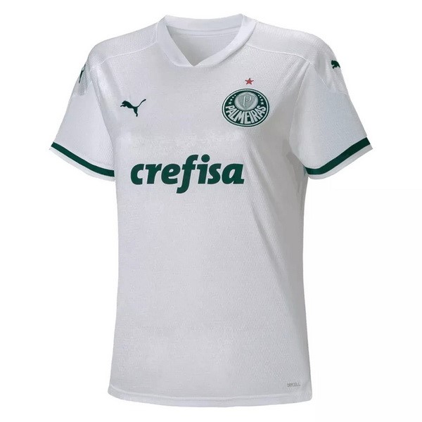 Tailandia Camiseta Palmeiras Segunda Equipación Mujer 2020-2021 Blanco